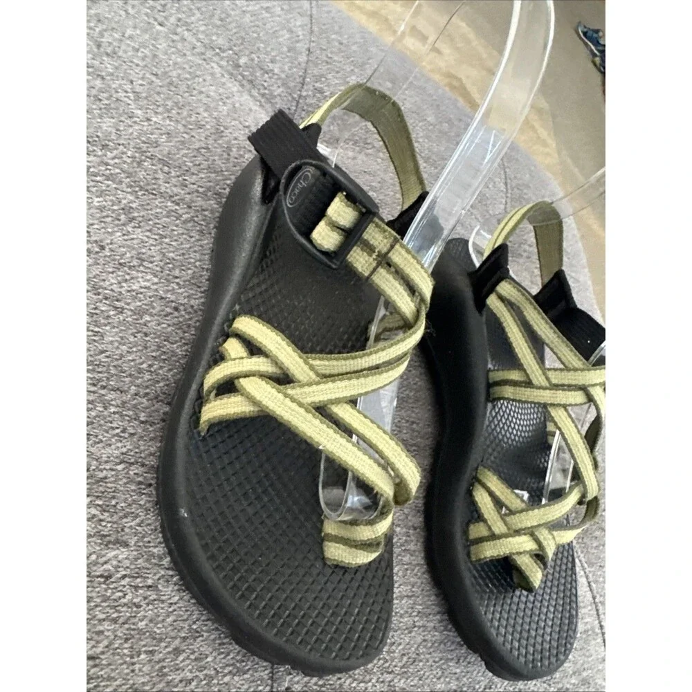 Chaco Z Cloud X2 Vibram Sandals Women’s 5  Sunlit Green Strappy Hiking - Picture 6 of 16